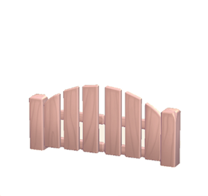 Pink Wooden gate