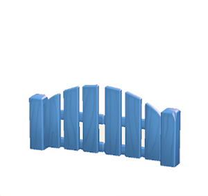 Blue Wooden gate