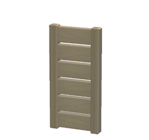 Beige Wooden partition