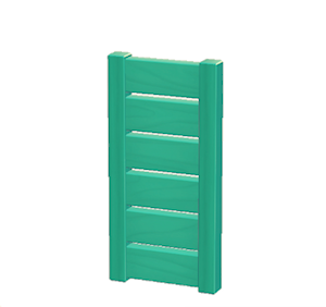 Aquamarine Wooden partition