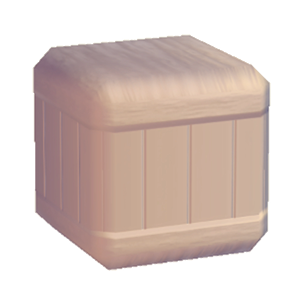 Beige Wooden pillar (lower)