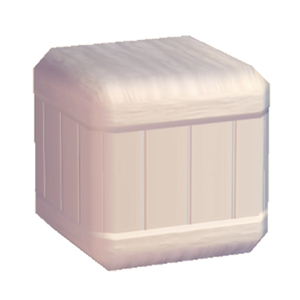 White Wooden pillar (lower)