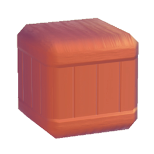 Red Wooden pillar (lower)
