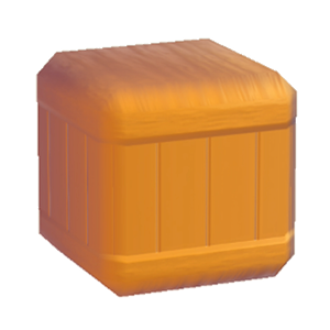 Orange Wooden pillar (lower)