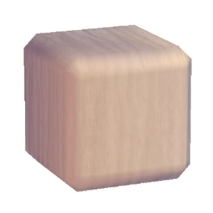 Beige Wooden pillar (middle)