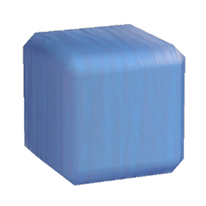 Blue Wooden pillar (middle)