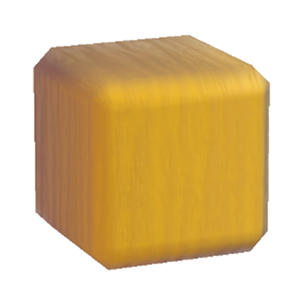 Yellow Wooden pillar (middle)