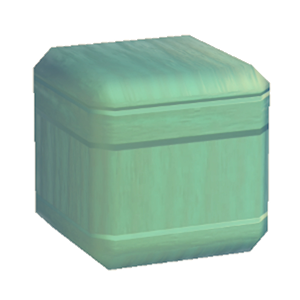 Aquamarine Wooden pillar (upper)