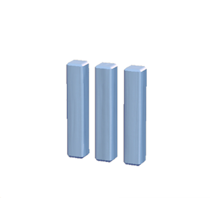 Cyan Wooden posts
