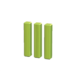 Lime Wooden posts