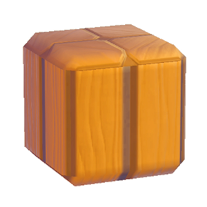 Orange Wooden Wall