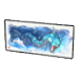 Raging sea poster