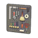Wall-mounted tools