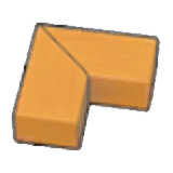Wooden border (corner)