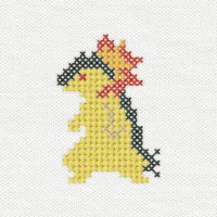 Typhlosion Pokémon Polo Shirt Embroidery