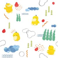 Psyduck Pokémon Shirt Pattern