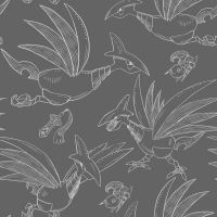 Skarmory Pokémon Shirt Pattern