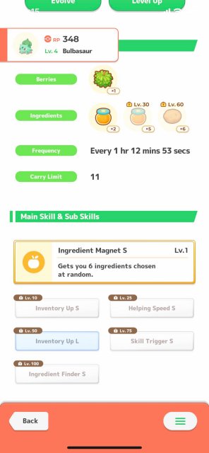 Level Up Bonuses