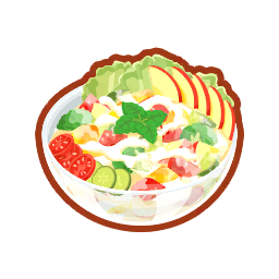 Apple Acid Yogurt-Dressed Salad