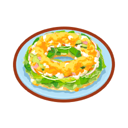 Petal Blizzard Layered Salad