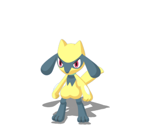 Shiny Lucario ( Riolu Evolution ) Pokemon Trade Go