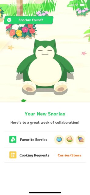 Snorlax in Pokmon Sleep