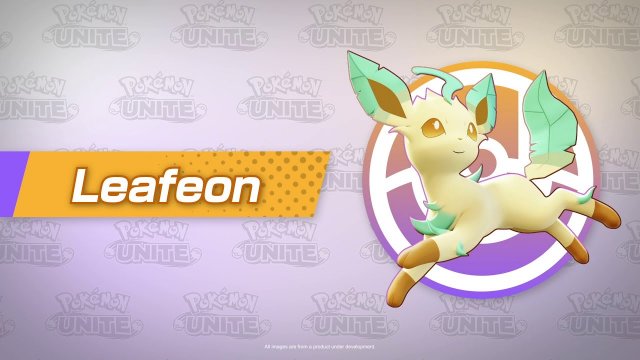 Leafeon Released in Pokémon UNITE