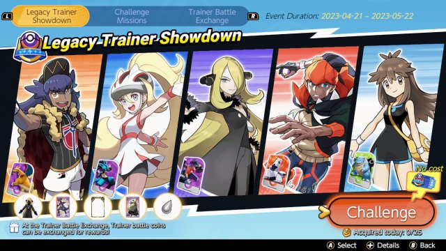 Legacy Trainer Showdown - Cynthia