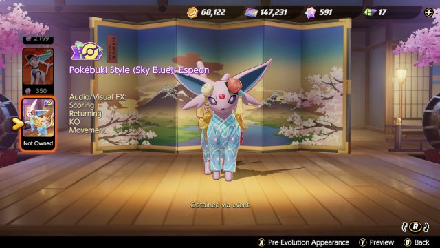 Espeon - Pokébuki Style (Sky Blue)