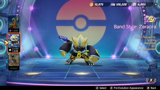 Zeraora - Band Style