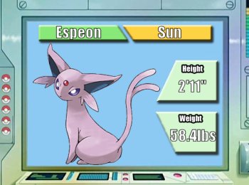 Espeon  Pokédex