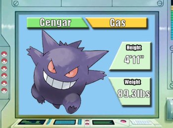 What type is Gengar fire red?