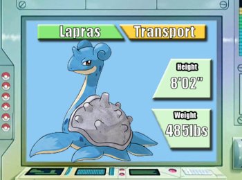 lapras: características, ataques e estatísticas