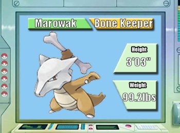kæmpe stor midt i intetsteds svømme Pokémon of the Week - Marowak
