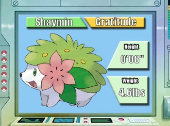 Shaymin  Pokédex