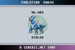 Dialga Evolution Chart