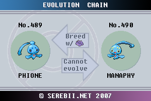 Pokemon 2490 Shiny Manaphy Pokedex: Evolution, Moves, Location, Stats