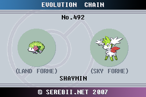 Pokemon 6031 Shiny Mega Shaymin Sky Pokedex: Evolution, Moves