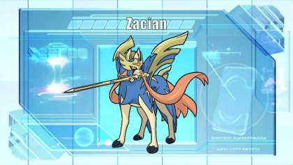 Pokemon crowned zacian