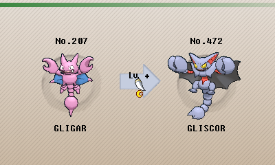 Gliscor Evolution Chart