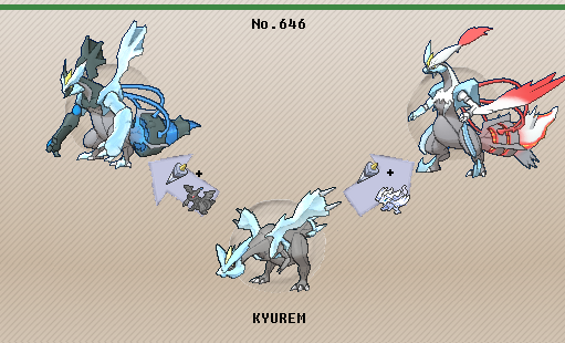 Pokemon 6070 Shiny Kyurem White Pokedex: Evolution, Moves, Location, Stats