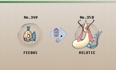 Pokemon Feebas Evolution Chart