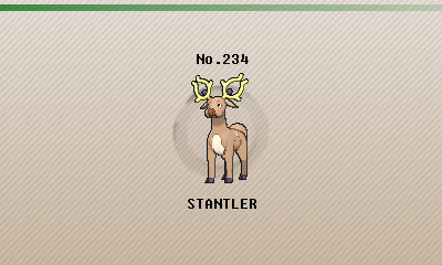 In-Progress Pokemon Evolutions — #234.5 - Stantler live secluded lives in