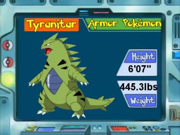 Pokémon of Week Tyranitar