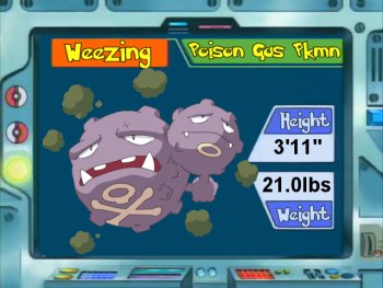 Pokémon the - Weezing