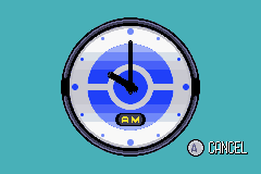 Ruby/Sapphire in-game clock