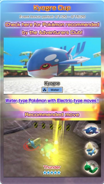 Kyogre Cup