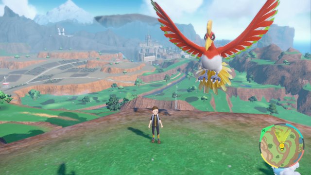 Download Gigantic Lugia in its glorious flight