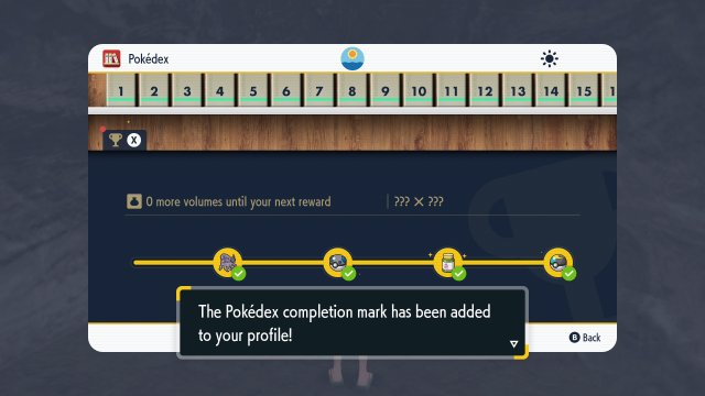 Pokdex Milestones