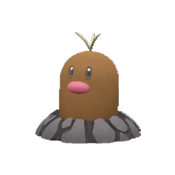 Diglett - #050 -  Pokédex